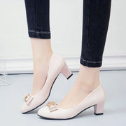 Women's Pointed Toe High Heel Leather Pumps | OWNLUXE
