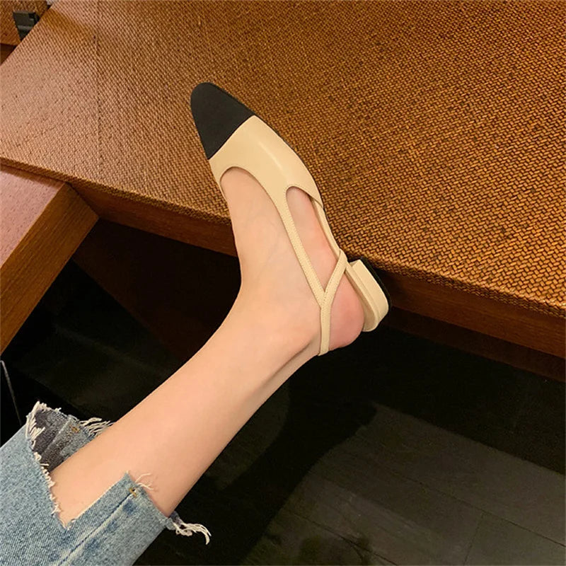 Women's Non-Slip Low-Heel Thick-Sole Heels | OWNLUXE