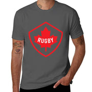 Canada Rugby Graphic T-Shirt – Oversized Plus Size | OWNLUXE