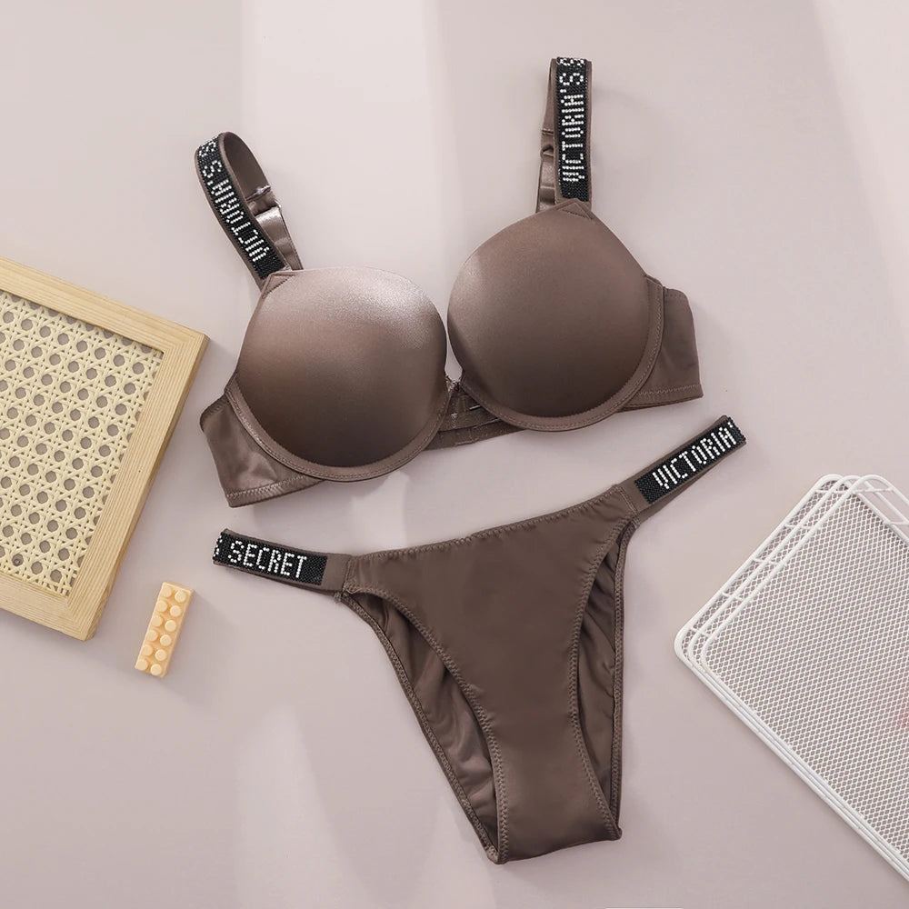 Push-Up Seamless Lace Lingerie Set | OWNLUXE