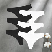 Women's Seamless Cotton Thongs 6-Pack | Low-Rise G-String | OWNLUXE
