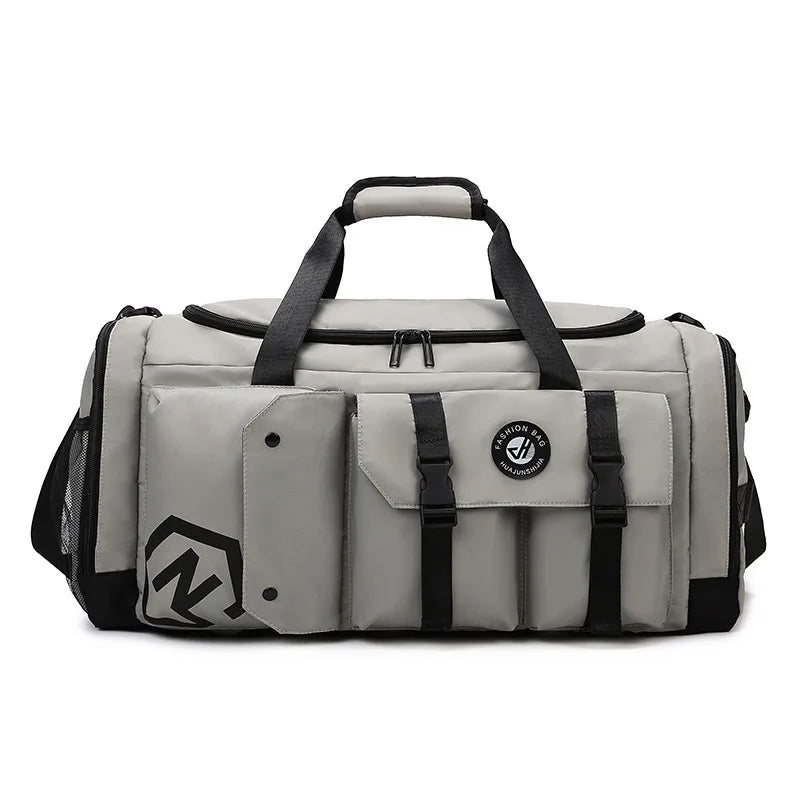 Men’s Travel Duffel Bag – Multifunctional Oxford Weekender