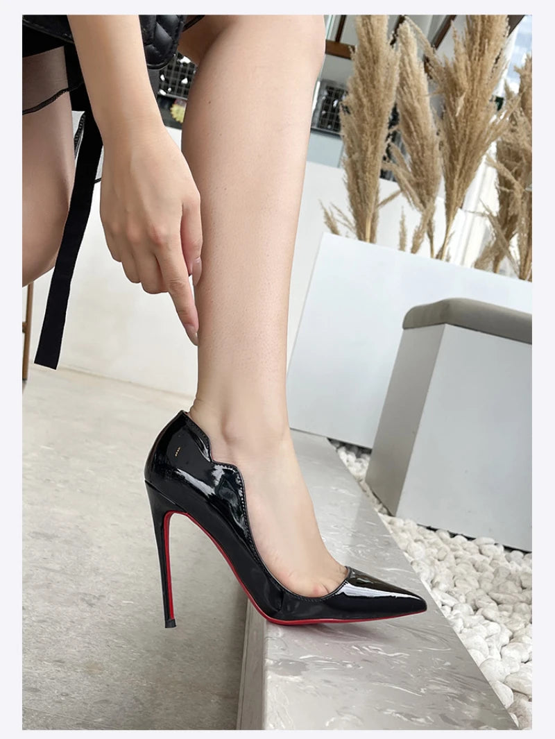 Women’s Black Pointed Toe Stiletto High Heels
