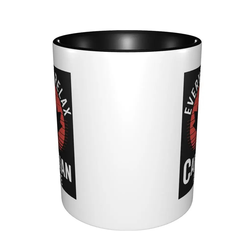 Canada Canadian Maple Leaf Roundel Mug Funny Ceramic Coffee Cups Tea Mugs Milk Cup Drinkware Gift for Friends