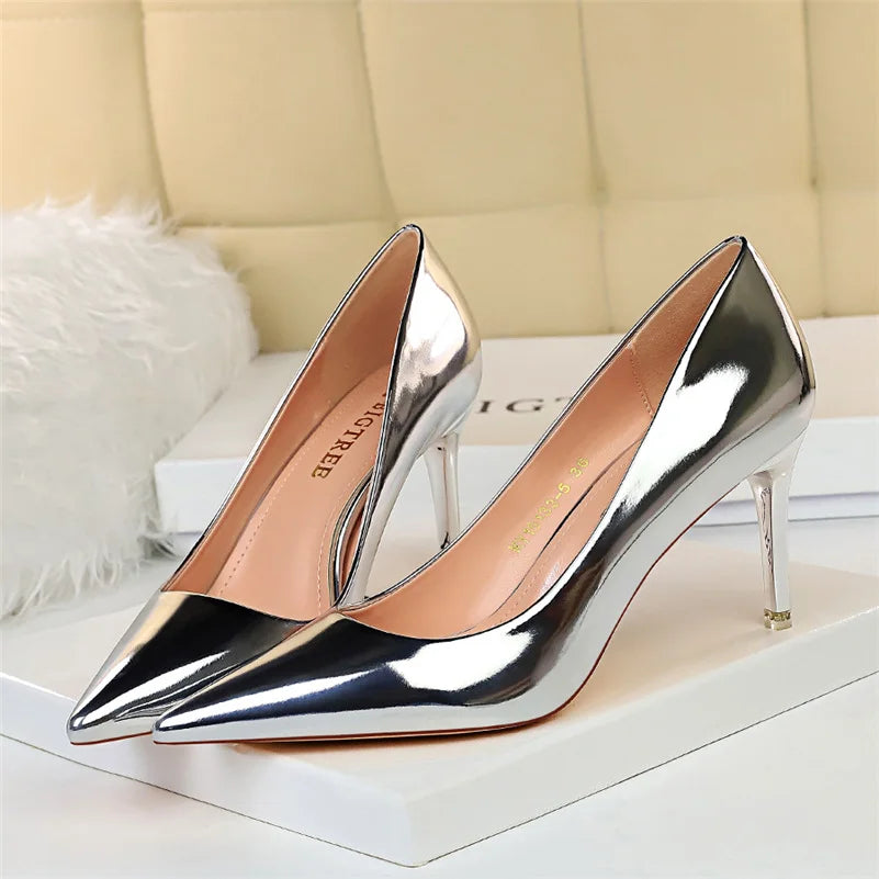 Women's Stiletto Leather Pumps | OWNLUXE