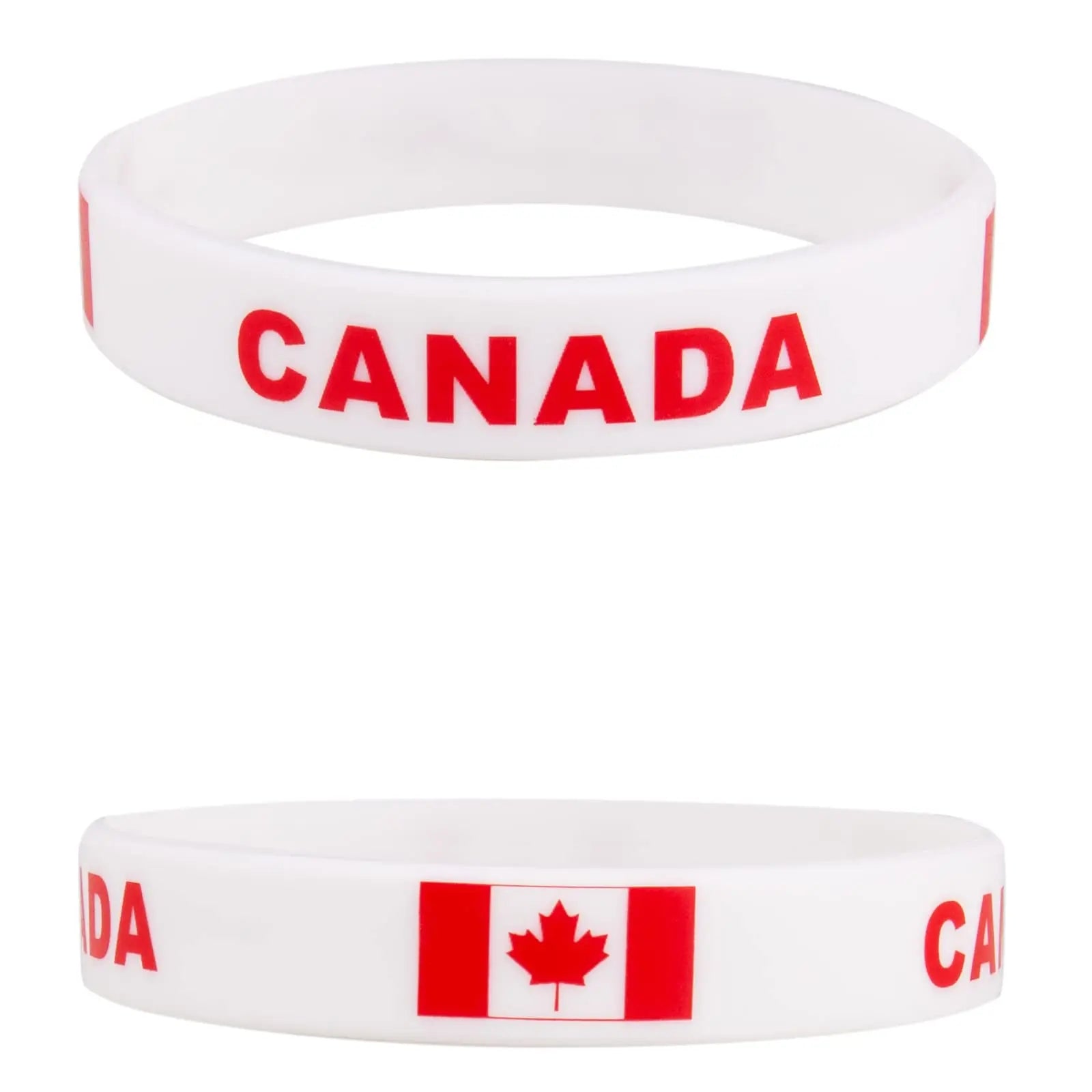 Canada Flag Silicone Bracelet – Show Your Pride!