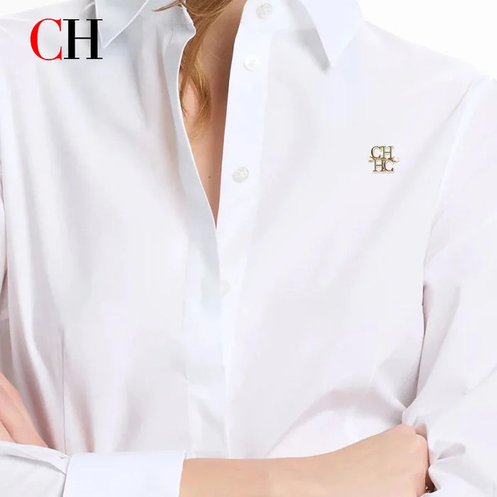 CH Fashion Women's Shirt Brand Letter Label Accessories | OWNLUXE