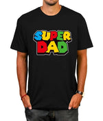 Load image into Gallery viewer, Super Dad Graphic T-Shirt – Colorful Short Sleeve Tee
