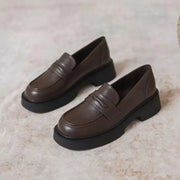 Women's Round Toe Platform Loafers – Shop at OWNLUXE