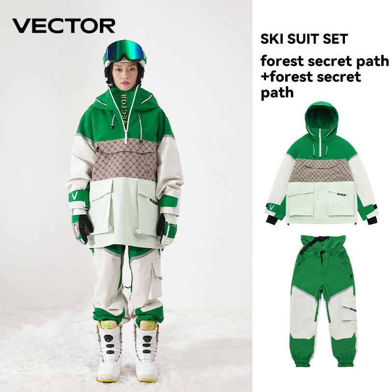 Ski Suit Set Women Man Winter Women Jackets And Pants | OWNLUXE