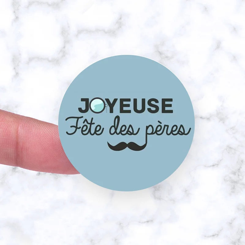 Happy Father's Day Decor Sticker Labels Bonne Fête Des | OWNLUXE