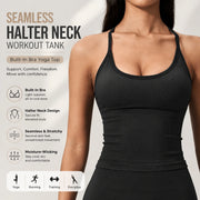 Built-In Bra Seamless Yoga Tank Top | OWNLUXE