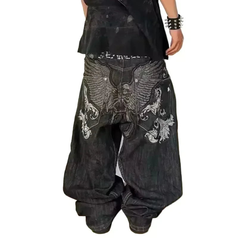 2026 American Trend Straight Jeans - Hip Hop Wide Leg Unisex