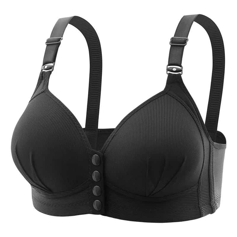 Women's Front-Closure Push-Up Bra | Wire-Free 3/4 Cup | OWNLUXE