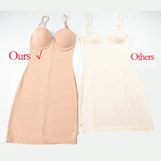 Shapewear Slip Dress with Bra – Tummy Control Body Shaper