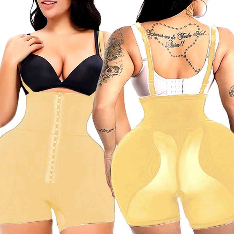 Padded Hip Enhancer Bodysuit Butt Lifter Shapewear