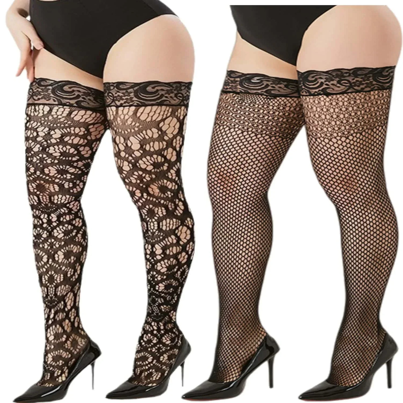Large Lace Mesh Socks | OWNLUXE