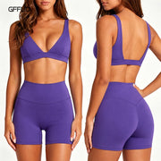 Push-Up High-Waist Sports Bra & Shorts Set – Shop at OWNLUXE