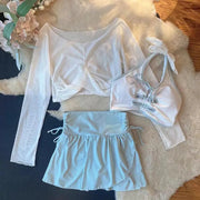 Mini Korean Blue Bikini | OWNLUXE