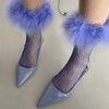 Mesh Ruffle Cutout Socks | OWNLUXE