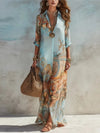 Women's Long-Sleeve Vintage Dress | OWNLUXE