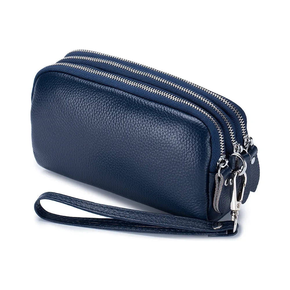 Spacious Genuine Leather Long Wallet | OWNLUXE