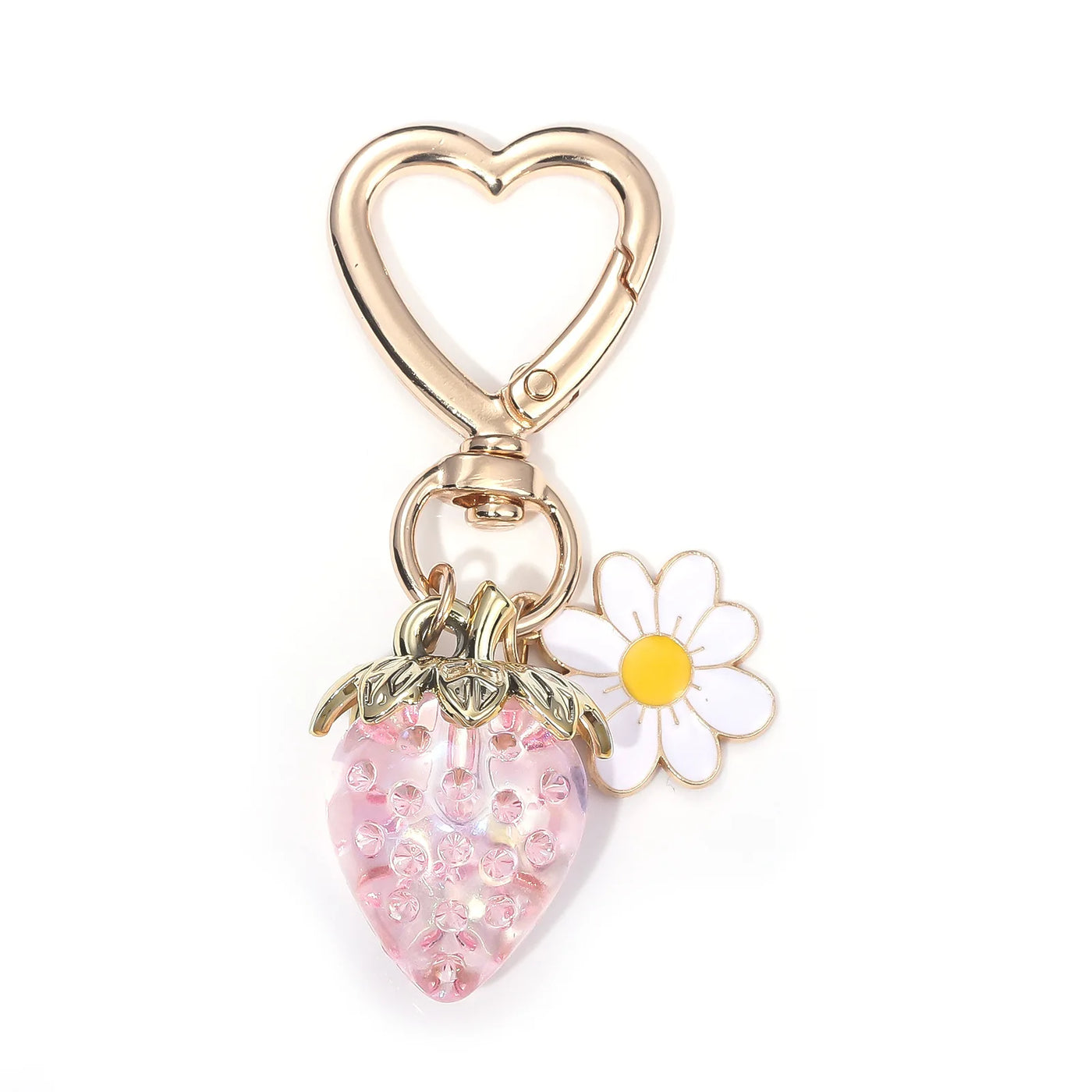 Timeless Heart Keychain for Mom in Stainless Steel