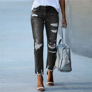 Broken Denim Pants | OWNLUXE