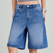 Women's Denim Retro Shorts – Shop at OWNLUXE
