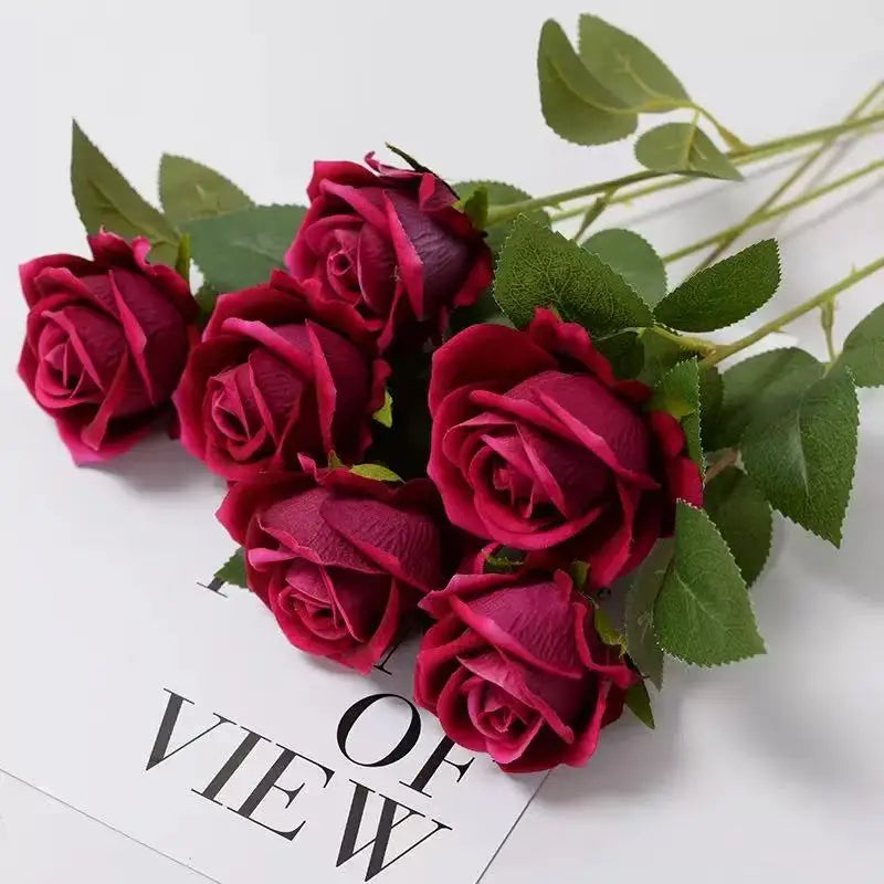Velvet Artificial Roses for Mom — Wedding & Home Décor | OWNLUXE