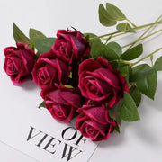 Velvet Artificial Roses for Mom — Wedding & Home Décor | OWNLUXE