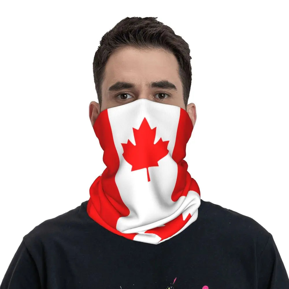 Canadian Flag Maple Leaf Neck Gaiter | OWNLUXE