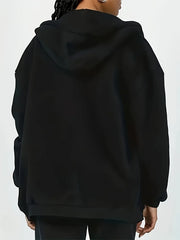 Zip-Up Long-Sleeve Hoodie | OWNLUXE