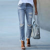 Women's Denim Pants (Black) | OWNLUXE
