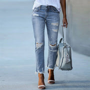 Broken Denim Pants | OWNLUXE