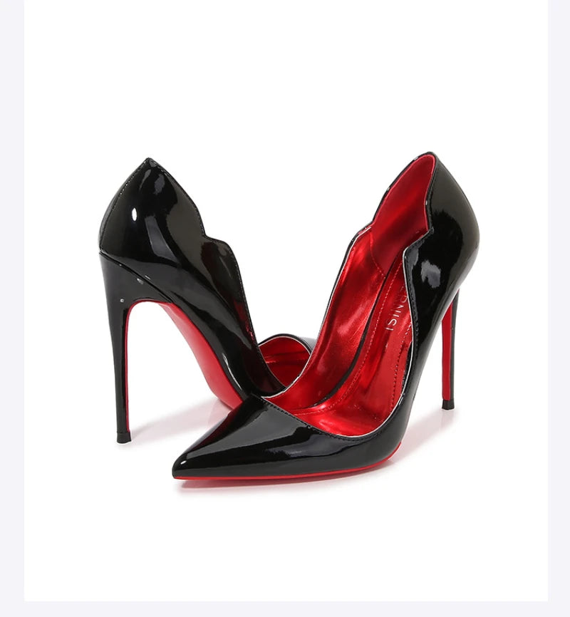Women’s Black Pointed Toe Stiletto High Heels