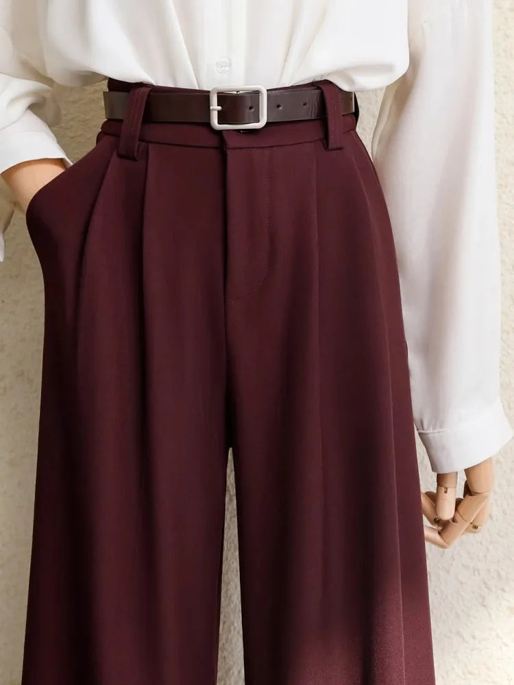 High-Waist Wide-Leg Pocket Pants | OWNLUXE