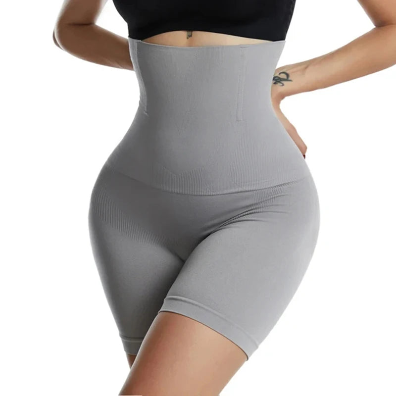 High-Waist Tummy Control Shaper Shorts - Butt Lifter Shapewear