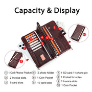 Genuine Leather Vintage Card Holder Wallet | OWNLUXE