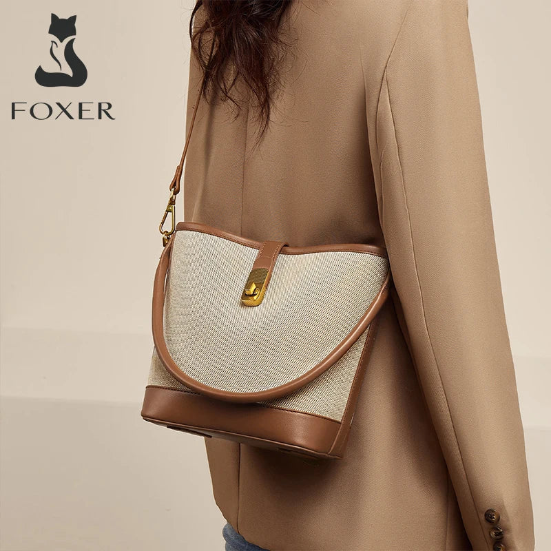 Leather Bucket Bag | OWNLUXE