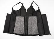 Women Waist Trainer Vest with Zipper & Sauna Effect