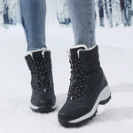 Load image into Gallery viewer, Women’s Winter Wedge Snow Boots | Bottes de Neige d’Hiver à Talon Compensé pour Femmes

