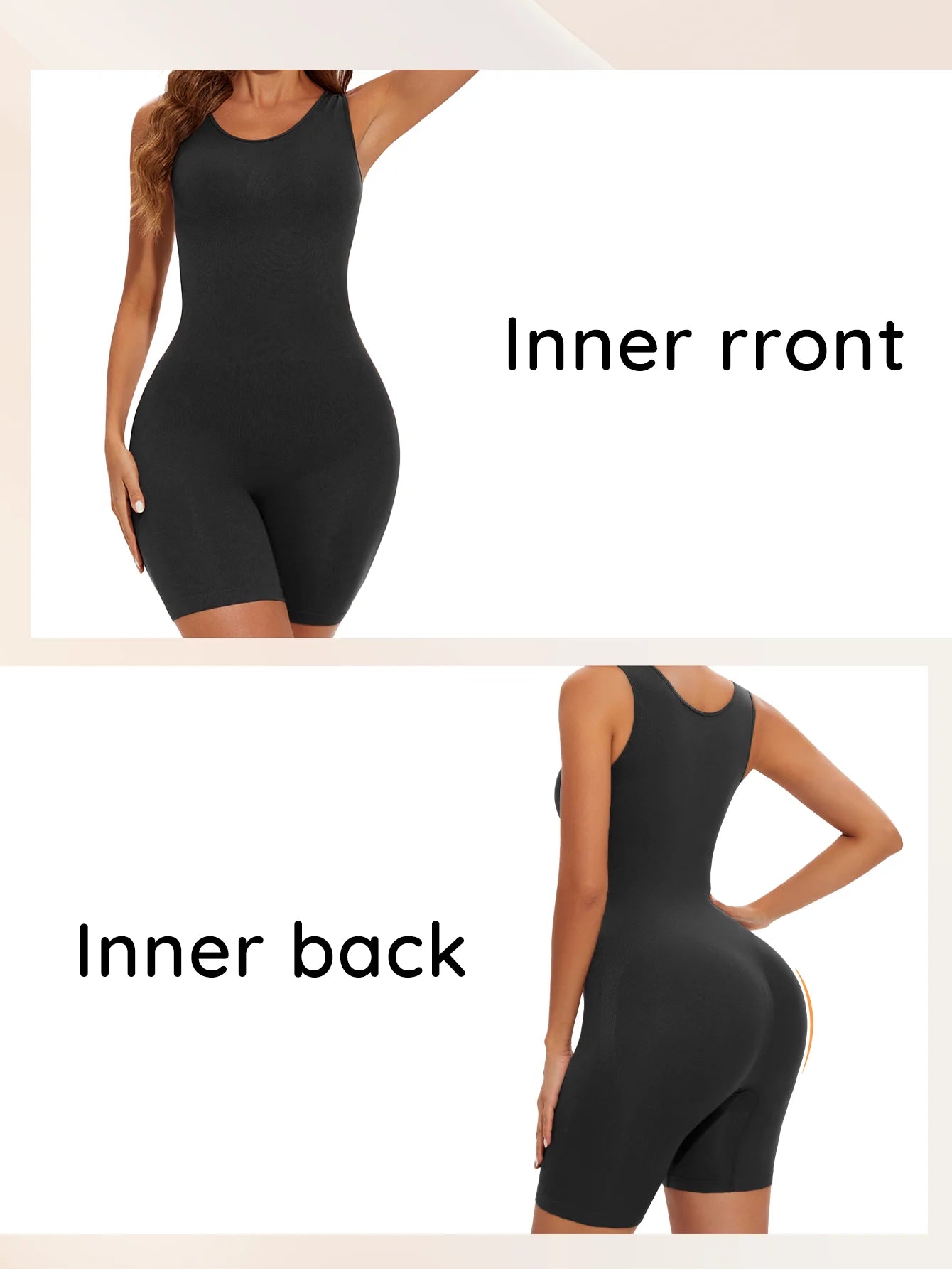 Firm Control Shaping Bodysuit – Wire‑Free, Cupless Shapewear