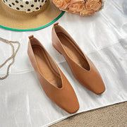 Women's Square Toe Retro Flats – Shop at OWNLUXE