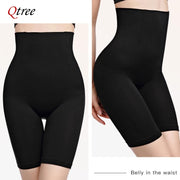 Plus Size High Waist Trainer Shorts – Firm Tummy Control