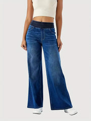Straight-Leg Ribbed Pants | OWNLUXE