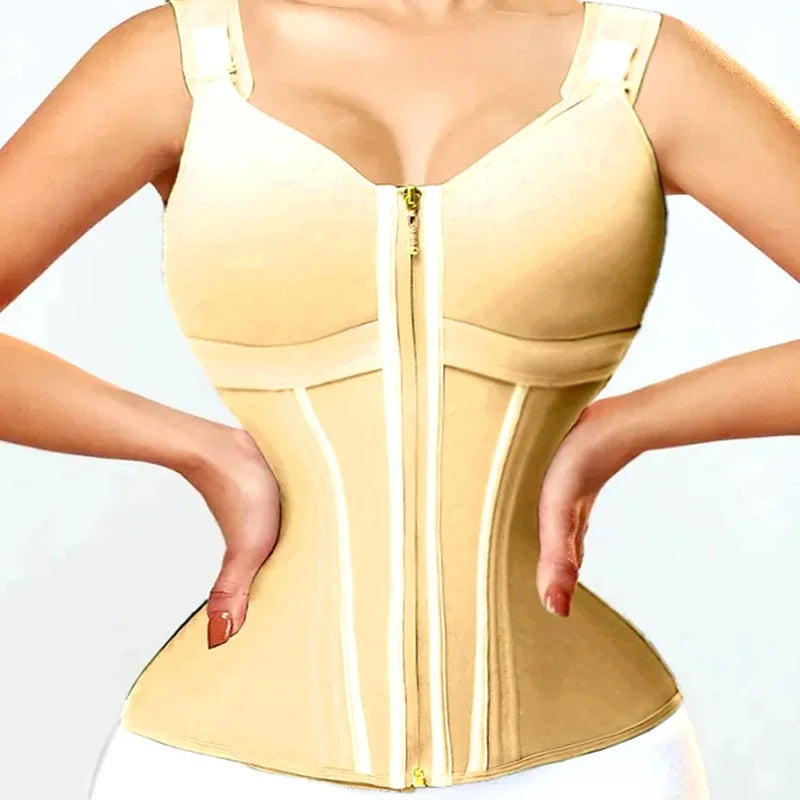 Corset Vest Body Shaper - Push Up Bra & Tummy Control Shapewear | OWNLUXE