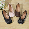 Women's Round Toe Low Heel Leather Loafers | OWNLUXE