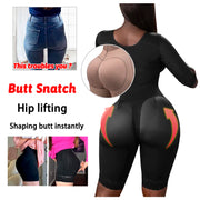 Full Body Shapewear Bodysuit with Lace - Firm Control Tummy Slimming | OWNLUXE
