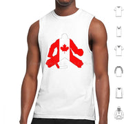 Canadian Flag Goalie Tank Top – Sports Basketball Football Soccer Tee | OWNLUXE